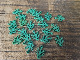 lego 2423 lot de 22 pièces Green Plant Leaves 4 x 3