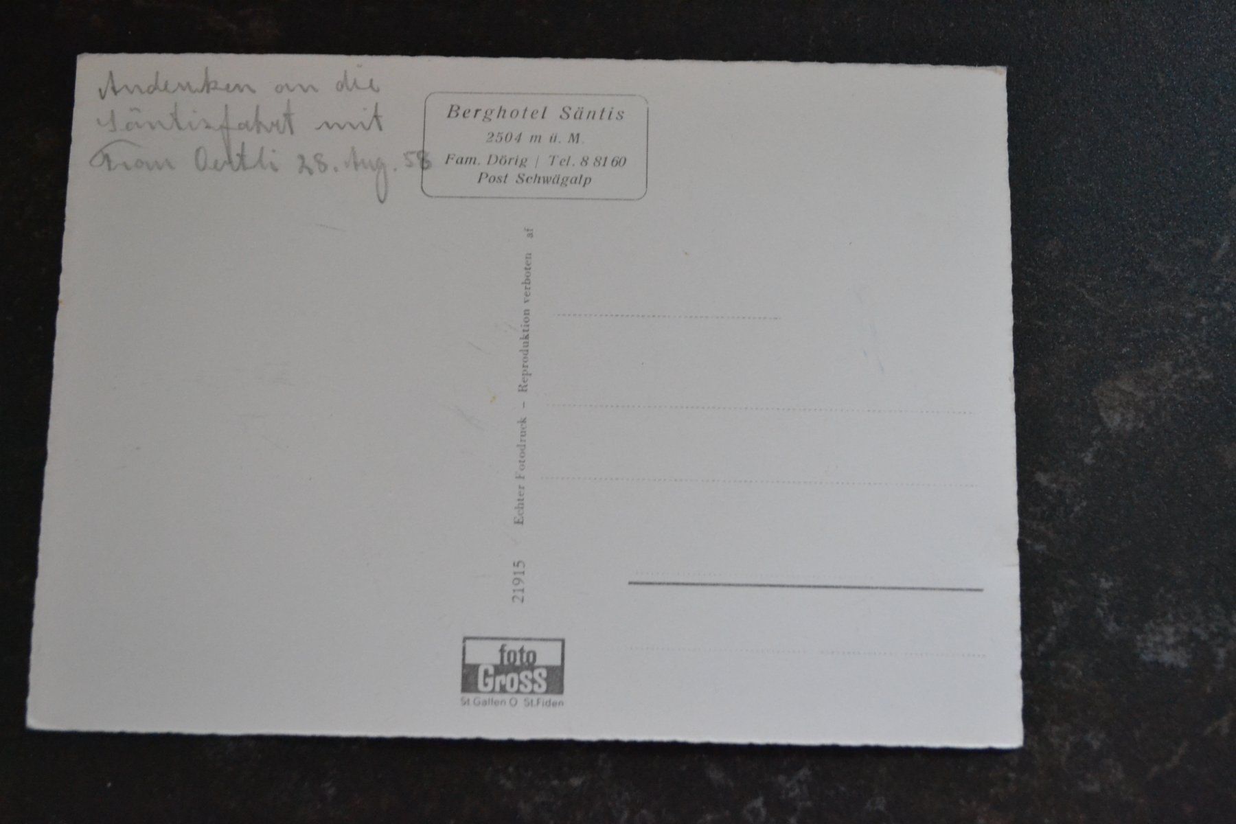 Cartoline postali: AK Altmann Rotsteinpass Lysengrat & Säntis AR – Usato da Beinwil am See venduto da kajak55 1
