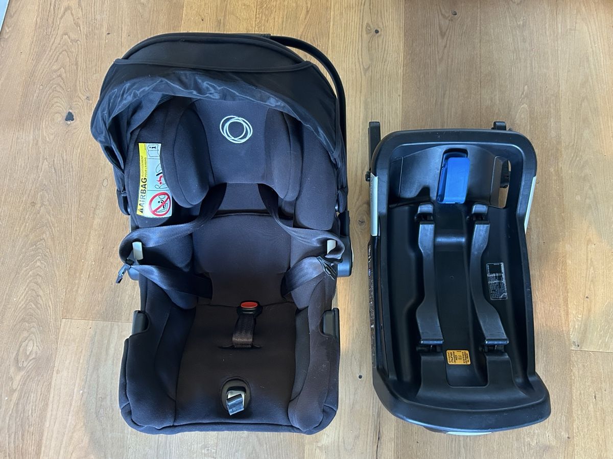 Bugaboo Seggiolini per auto: Babyschale Bugaboo Turtle by Nuna mit Isofix Basis schwarz – Usato da Horgen venduto da a_h_b_8810_xlz