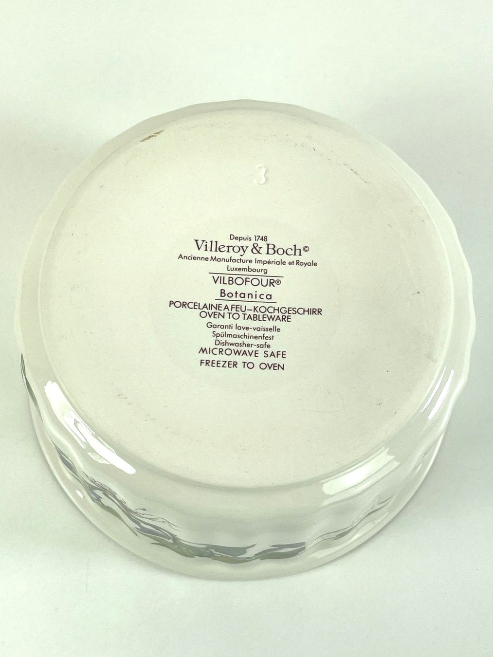Villeroy & Boch Backformen: VILLEROY & BOCH Botanica Auflaufform 924/3 – Gebraucht aus Zürich von Arche_Brockenhaus 6