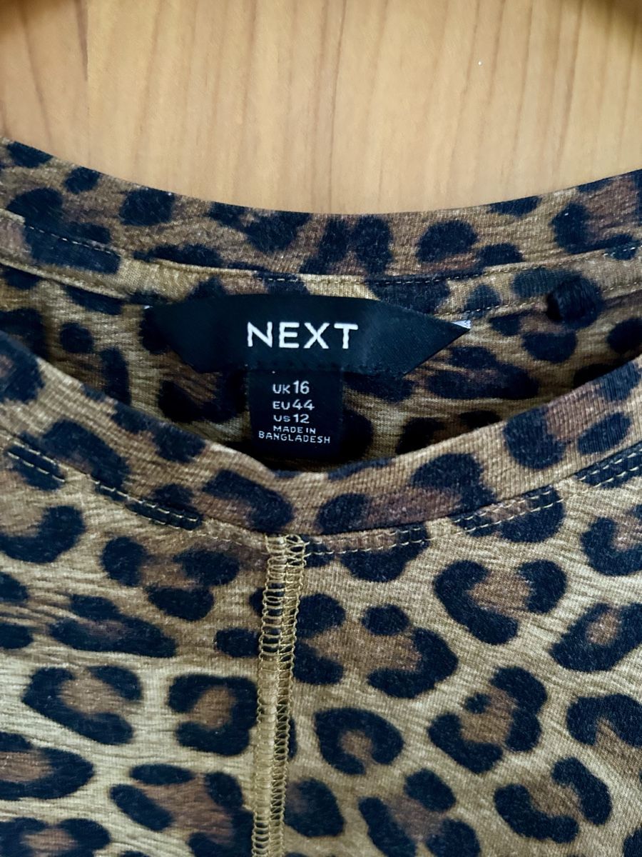 Next Kleider: NEXT Kleid Leo-Print Grösse44 – Gebraucht aus chur von corazon710 1