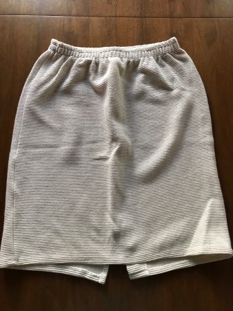 Gerippter Cordrock, beige, Gr. 36