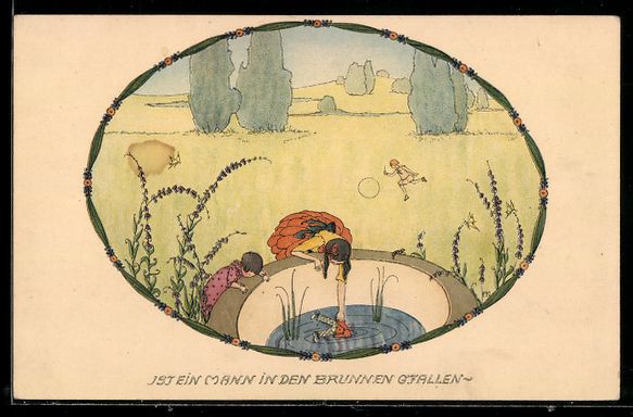 Ansichtskarten: Mela Köhler: Ist ein Mann in den Brunne – Gebraucht aus Berlin von bartko-reher
