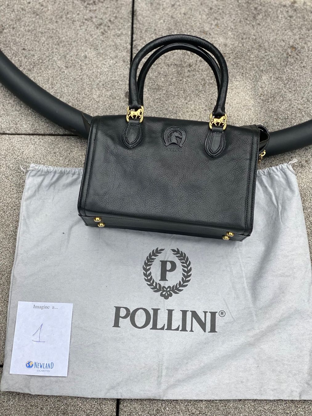 Borse da donna: Pollini heritage handbag black leather – Usato da Monteggio venduto da dem_7zj2 3