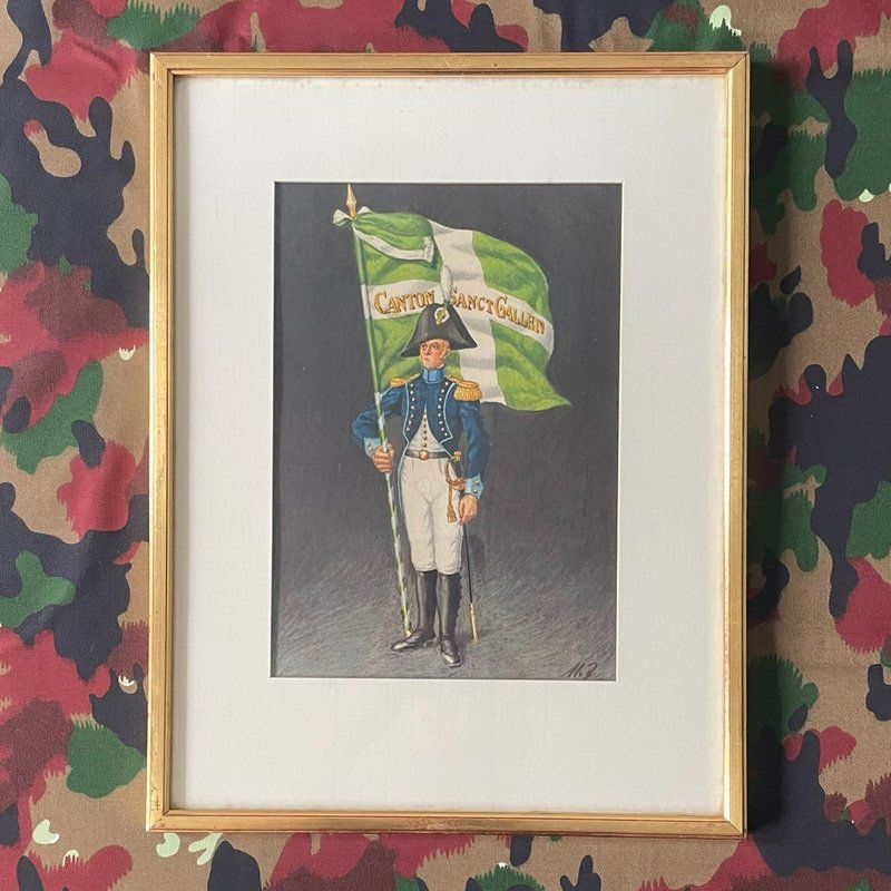 Poster & Bilder: Bild Bannerträger Kanton St.Gallen – Gebraucht aus Uerkheim von fabulafero