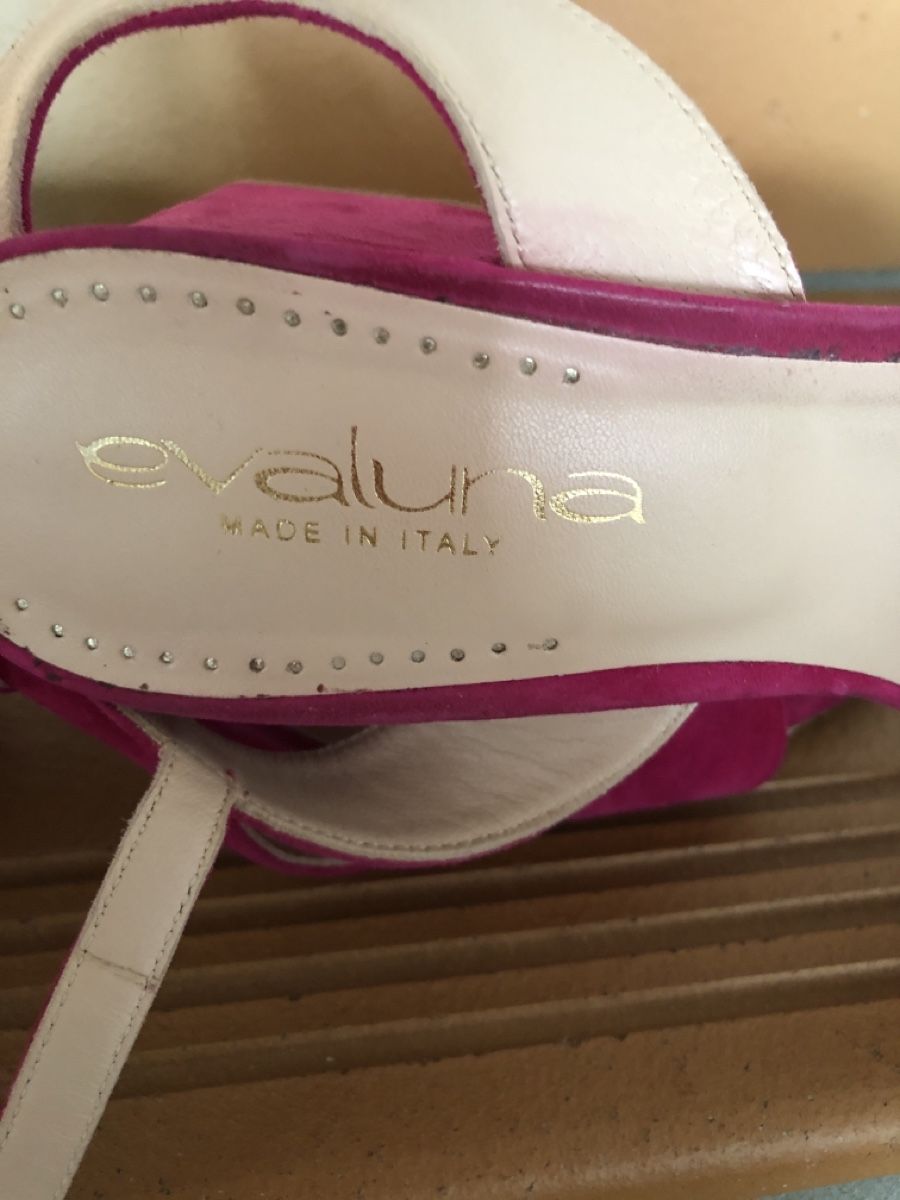 Damenschuhe: Evaluna Sommerschuhe Wildleder pink Gr. 39,5 – Gebraucht aus Oberengstringen von JennyLu01 1