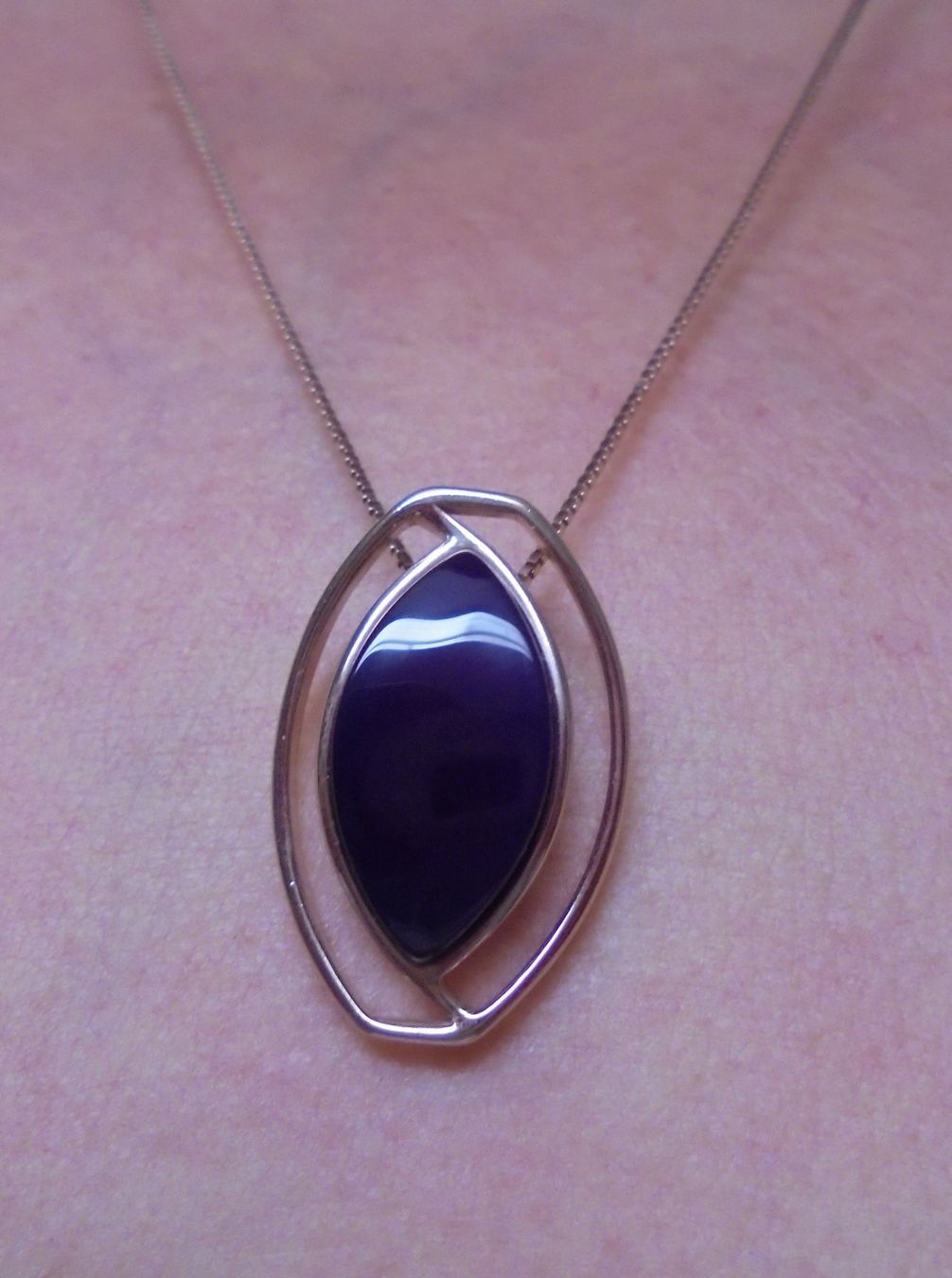 Anhänger: Echtschmuck: Violetter Achat-Silberanhänger – Neu (gemäss Beschreibung) aus Zuchwil von maumauchi 6
