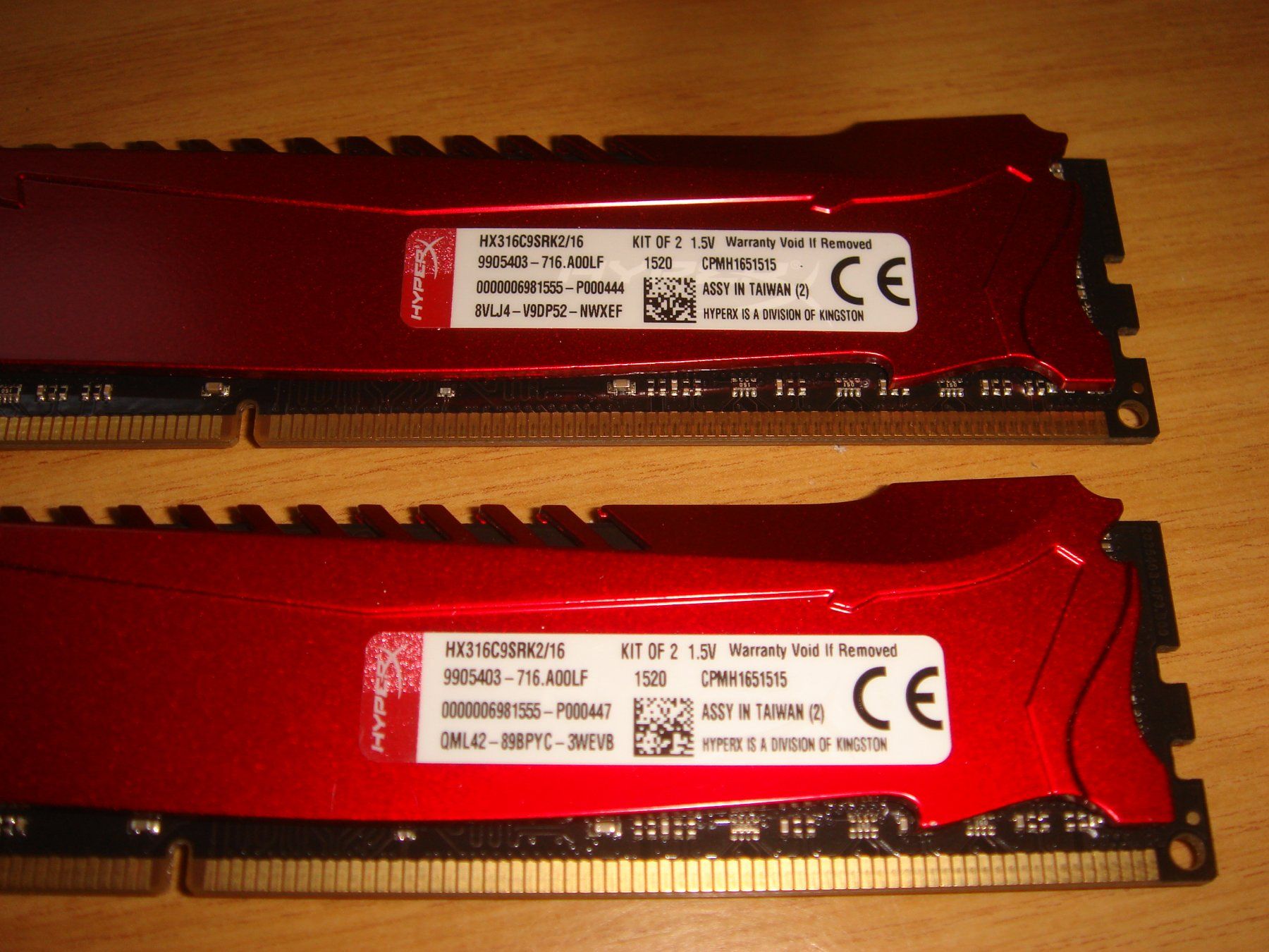 Kingston Memoria / RAM: 2 stück 8gb ddr3 RAM für Computer. – Usato da St. Gallen venduto da pc-sg 1