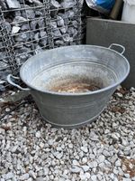 Vintage Zinkwanne, Zuber, Pflanzgefäss, Top Zustand!