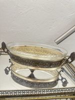 Art Déco Schale – Glas mit versilberter Montierung, ca. 1930