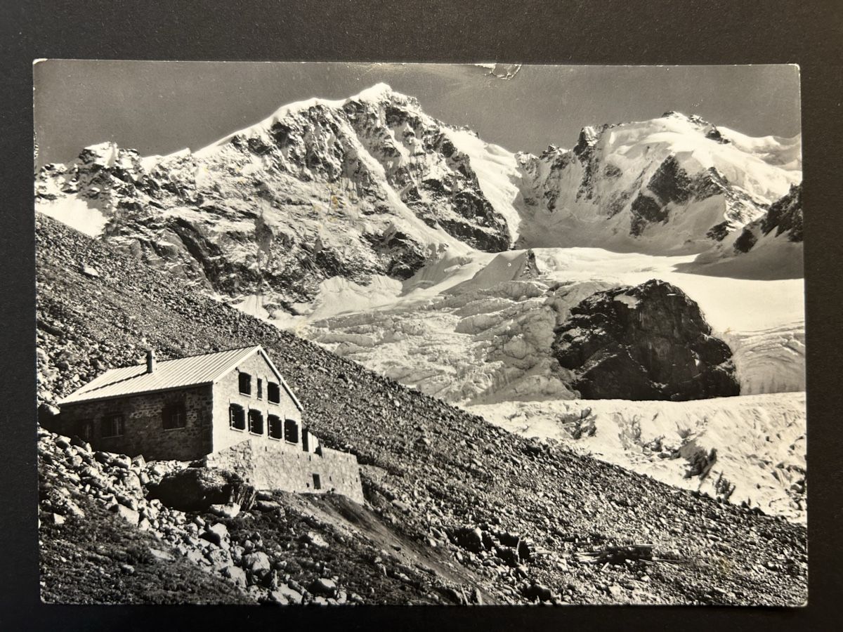 Cartes postales: Tschiervahütte Bernina Feldpost – D'occasion à Fanas par Alessio11