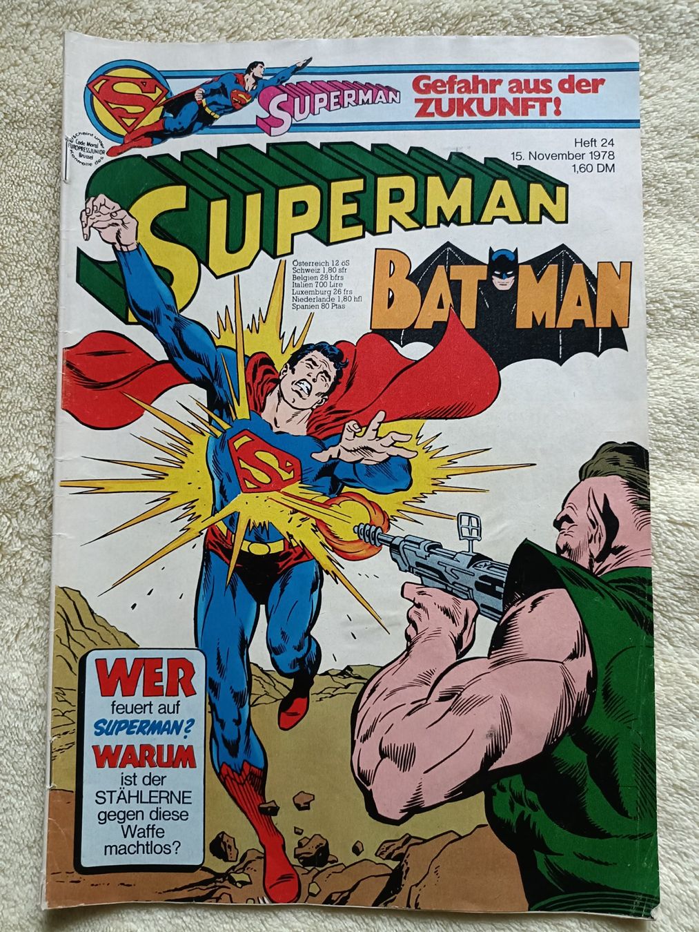 Fumetti: Superman Batman Nr. 24 1978 Comic – Usato da Luzern venduto da cryptonic79