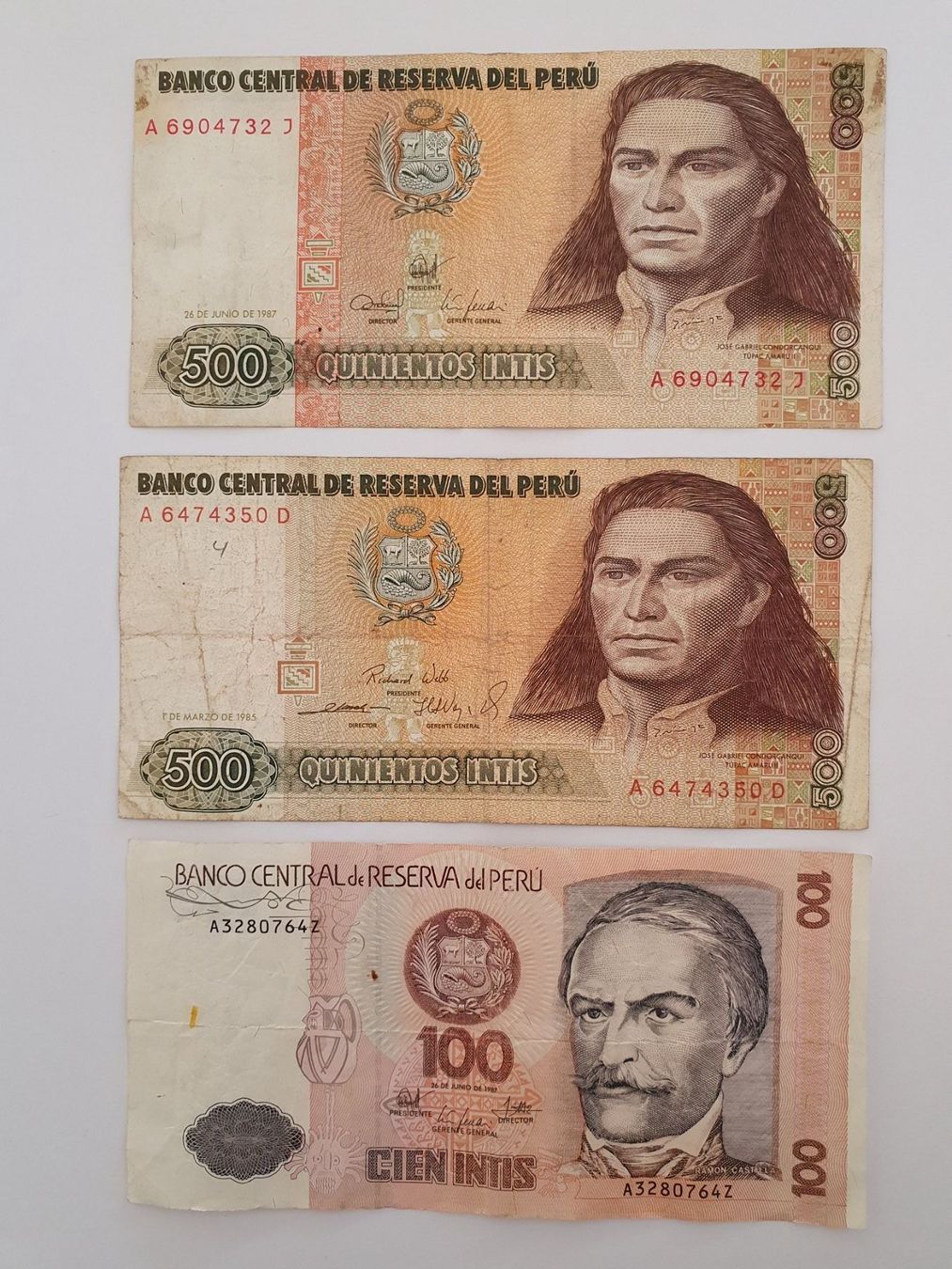 Banconote: Banknoten aus Peru – Usato da Pravidondaz venduto da LVtik 5