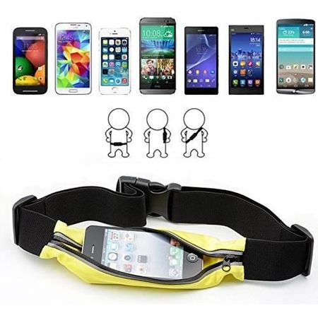 Ceinture sacoche rangement course vélo fitness marche