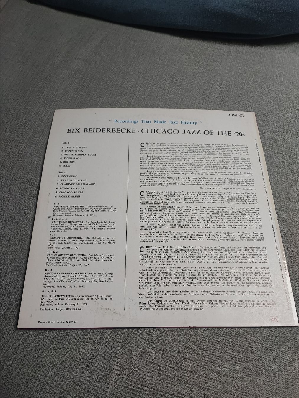 Dischi in vinile: Vinyle Historical recordings bix beiderbecke – Nuovo (secondo la descrizione) da Vullierens venduto da Saway 1