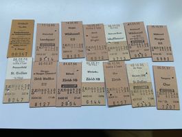 Kartonbillette, Schweiz, SBB, Edmond Karton Tickets