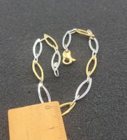 18 Karat 750 Bicolour Gold Armband