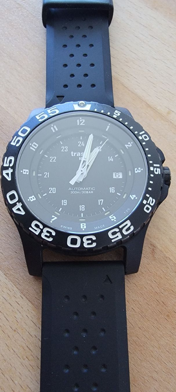 Traser Orologi: Traser H3 Automatic Taucheruhr schwarz – Usato da Reinach BL venduto da BerCHBer 1