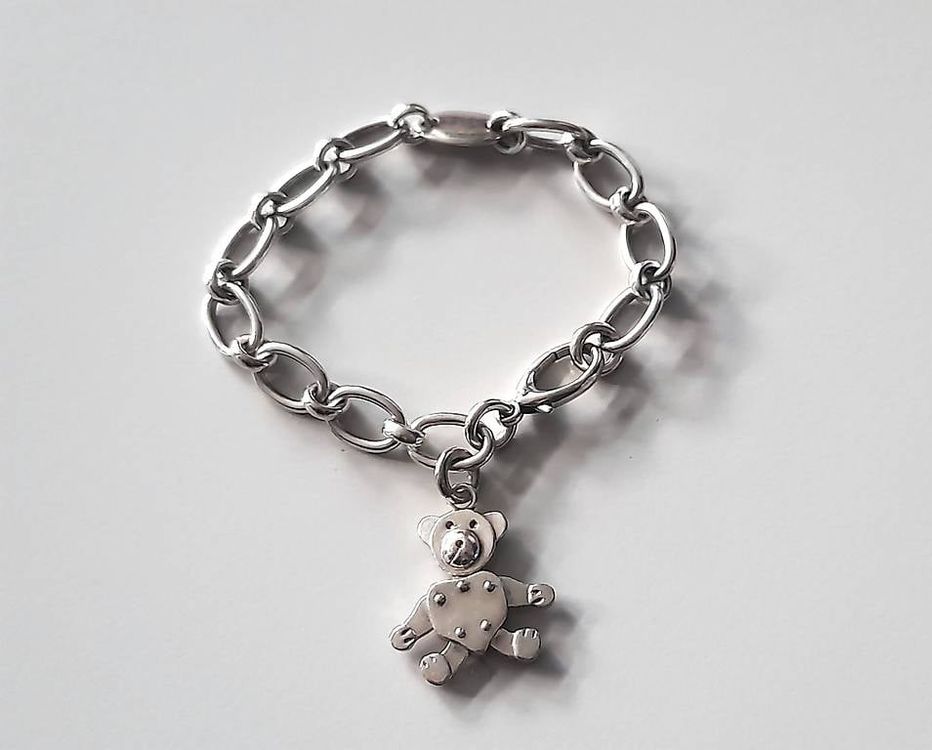 Ciondolo orsetto medio in argento Sweet Dolls