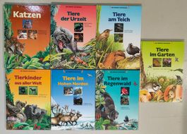 Kinderbücher / Serie - Die Tierwelt entdecken 7 Stück !!!!!!
