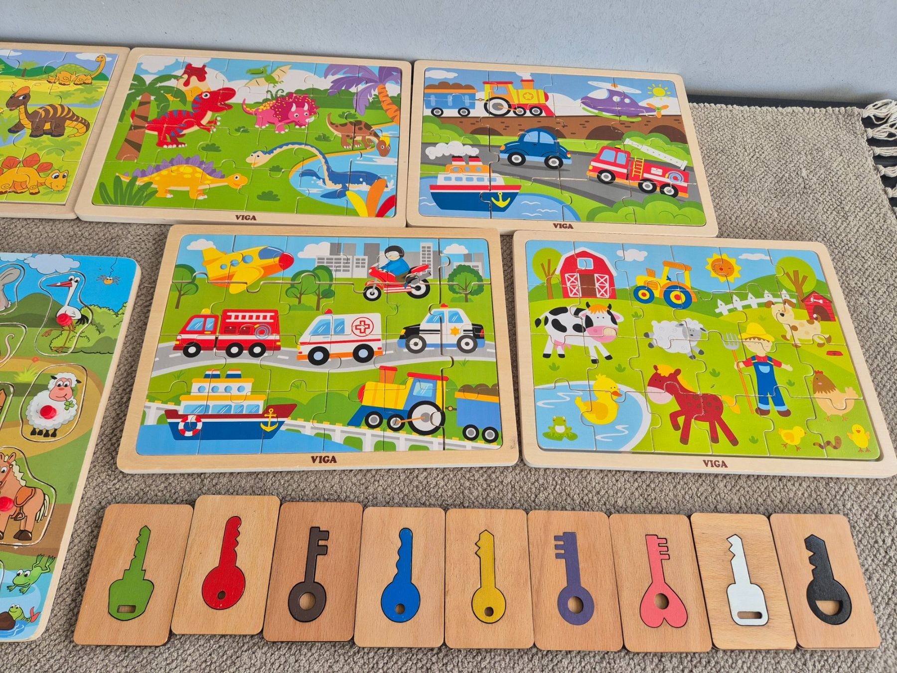 Puzzles: Holzpuzzle Set, Holzspielzeug VIGA – Gebraucht aus Pfäffikon SZ von Ka6ka 1