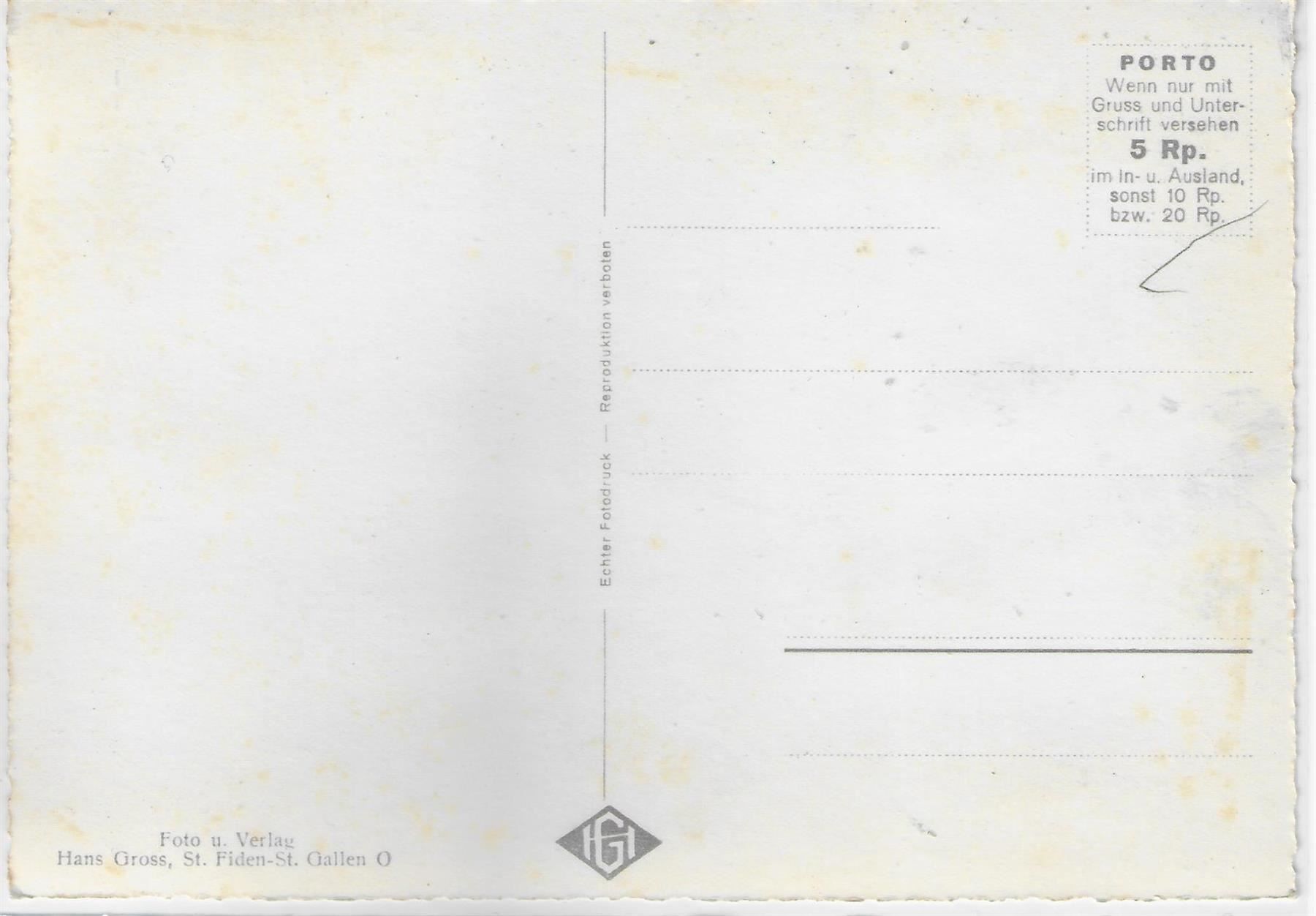 Cartoline postali: Speer - Toggenburg – Usato da Ettingen venduto da Kartenplanet 1
