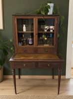 Wunderschöner antiker Sekretär / Vitrinenschrank