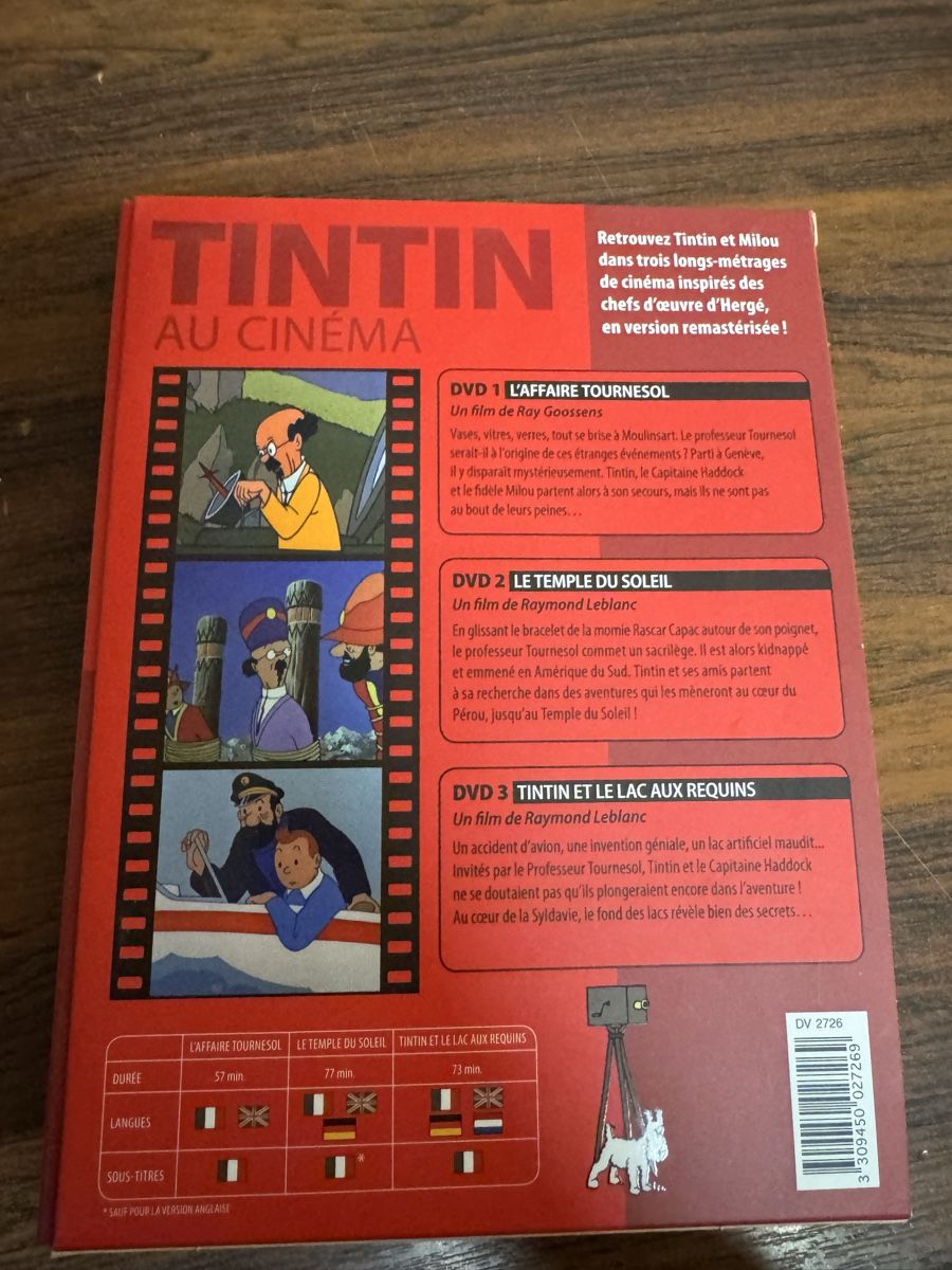 Fumetti: Coffret dvd Tintin – Usato da Lausanne venduto da Michel_Ozcan 1