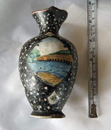 Vasi & Recipienti: Interessante antike emaillierte Vase – Difettoso da Geroldswil venduto da ARTEFACTO 4