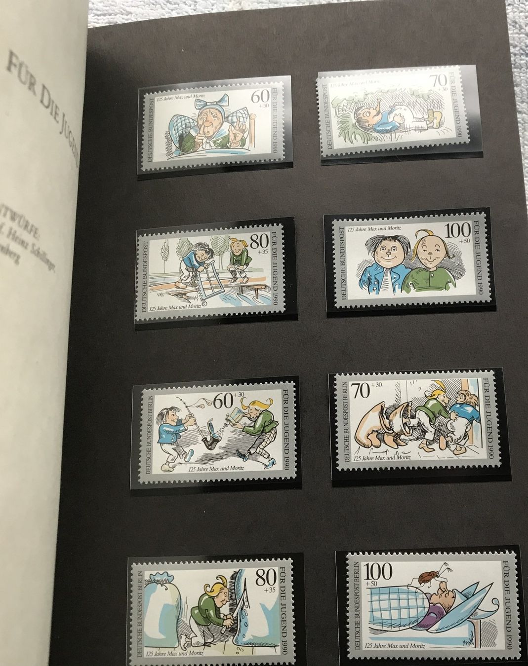Tutti i francobolli: DIE POSTWERTZEICHEN DER DEUTSCHEN BUNDESPOST 1990 – Usato da Ostermundigen venduto da Kari1937 1