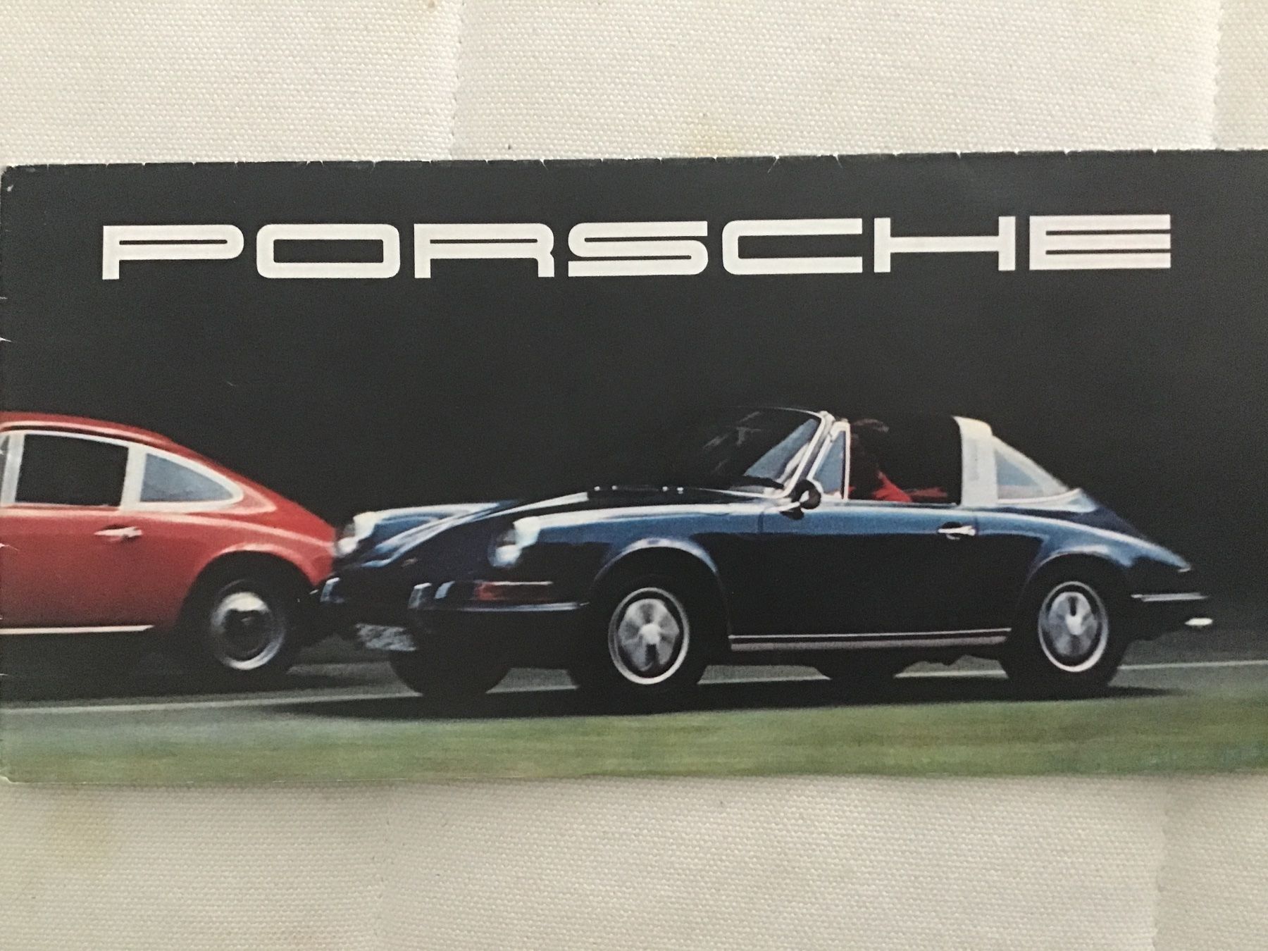 Porsche Documenti: Porsche Programm Faltprospekt August 1968 – Usato da Scherzingen venduto da Starseller62