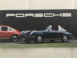 Porsche Programm Faltprospekt August 1968