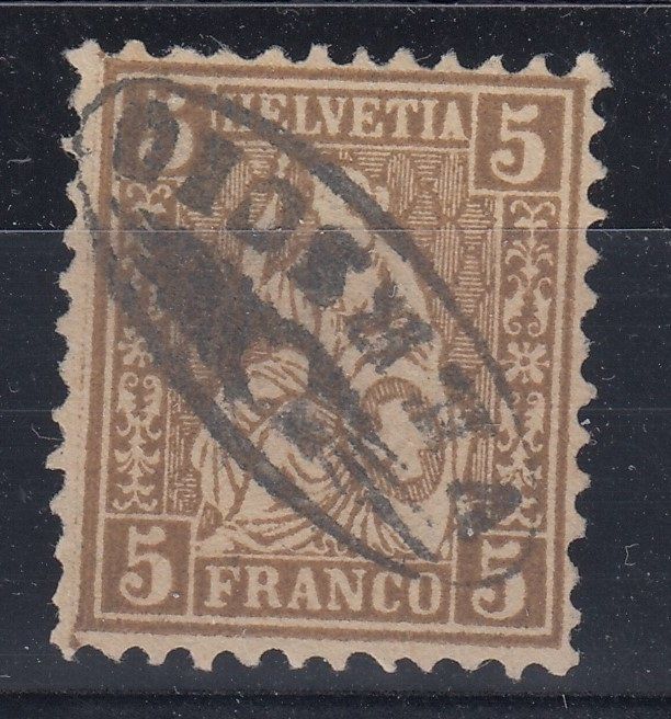 Tutti i francobolli: Strahlenstempel VERSCIO - sauberer Abschlag - Gr.68-83 – Usato da Beringen venduto da Goeppeli