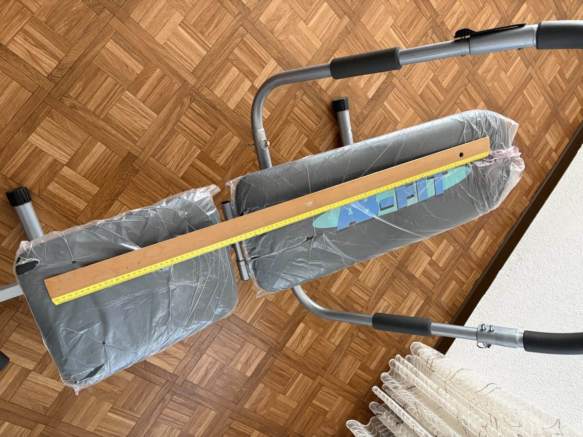 Hometrainer: Abdominaltrainer AB FIT silber grau – Usato da Hunzenschwil venduto da Dudi55 3