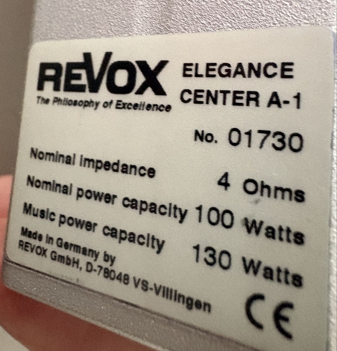 Revox Home cinéma: 5-Kanal System Revox Elegance – D'occasion à Rheinfelden par Cchregi 3