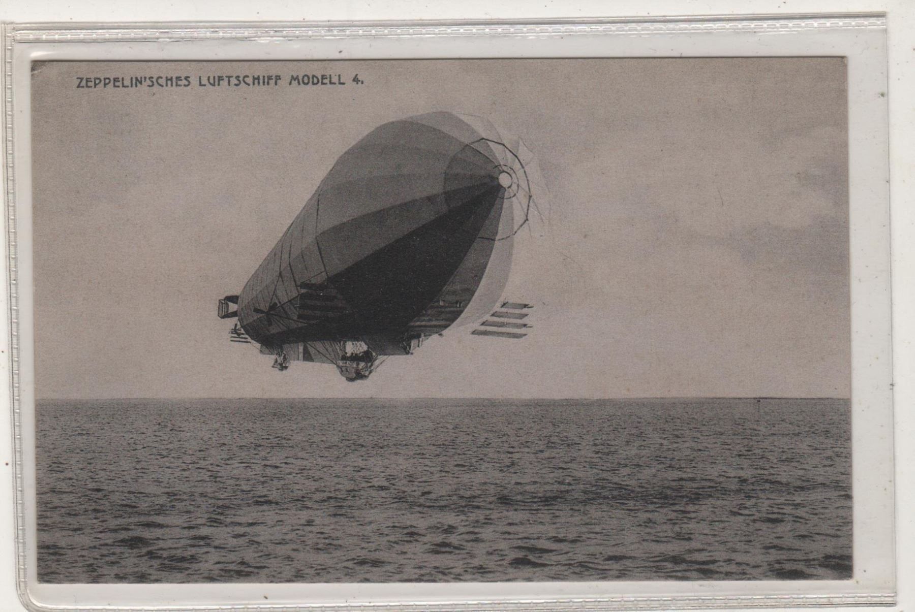 Modellbausätze & Standmodelle: Karte Zeppelinsches Luftschiff Modell 4. – Neu (gemäss Beschreibung) aus Remetschwil von Hofiii