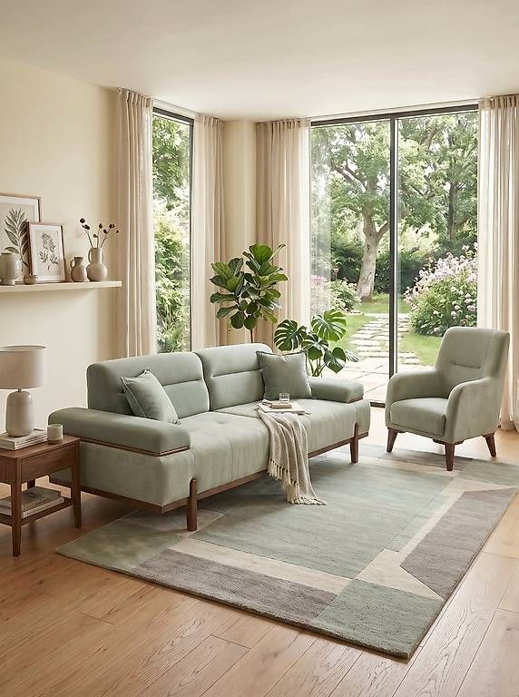 Poltrone: Moderne Couch mit Sessel – Usato da Ebikon venduto da LiCHtMobel