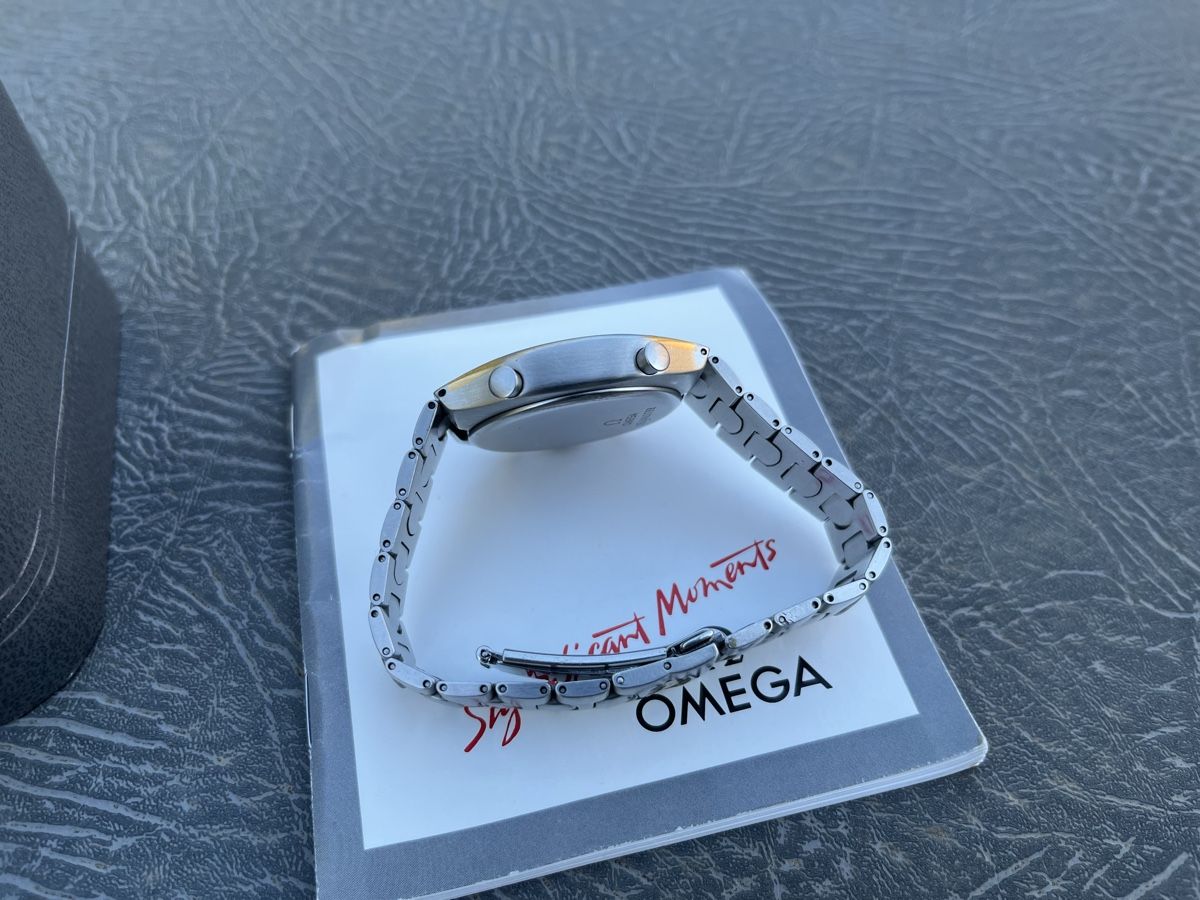 Omega Seamaster Polaris Chronograph 1/100 Quartz Titan/Gold (Gebraucht ...
