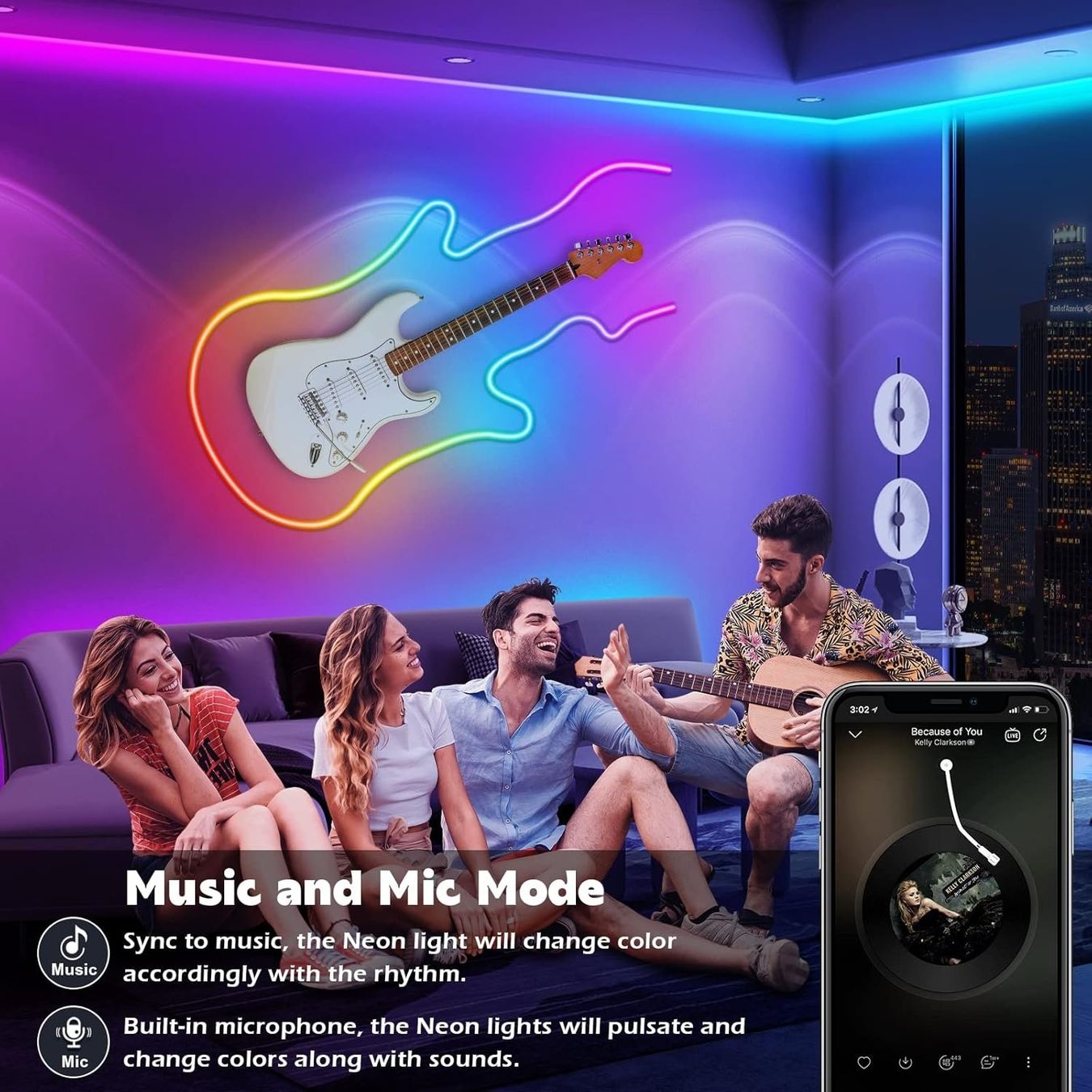 Ghirlande e barre luminose: 10m RGB Neon LED Strip IP65 – Nuovo e nell'imballaggio originale da Nuglar venduto da SmartLiving24 5