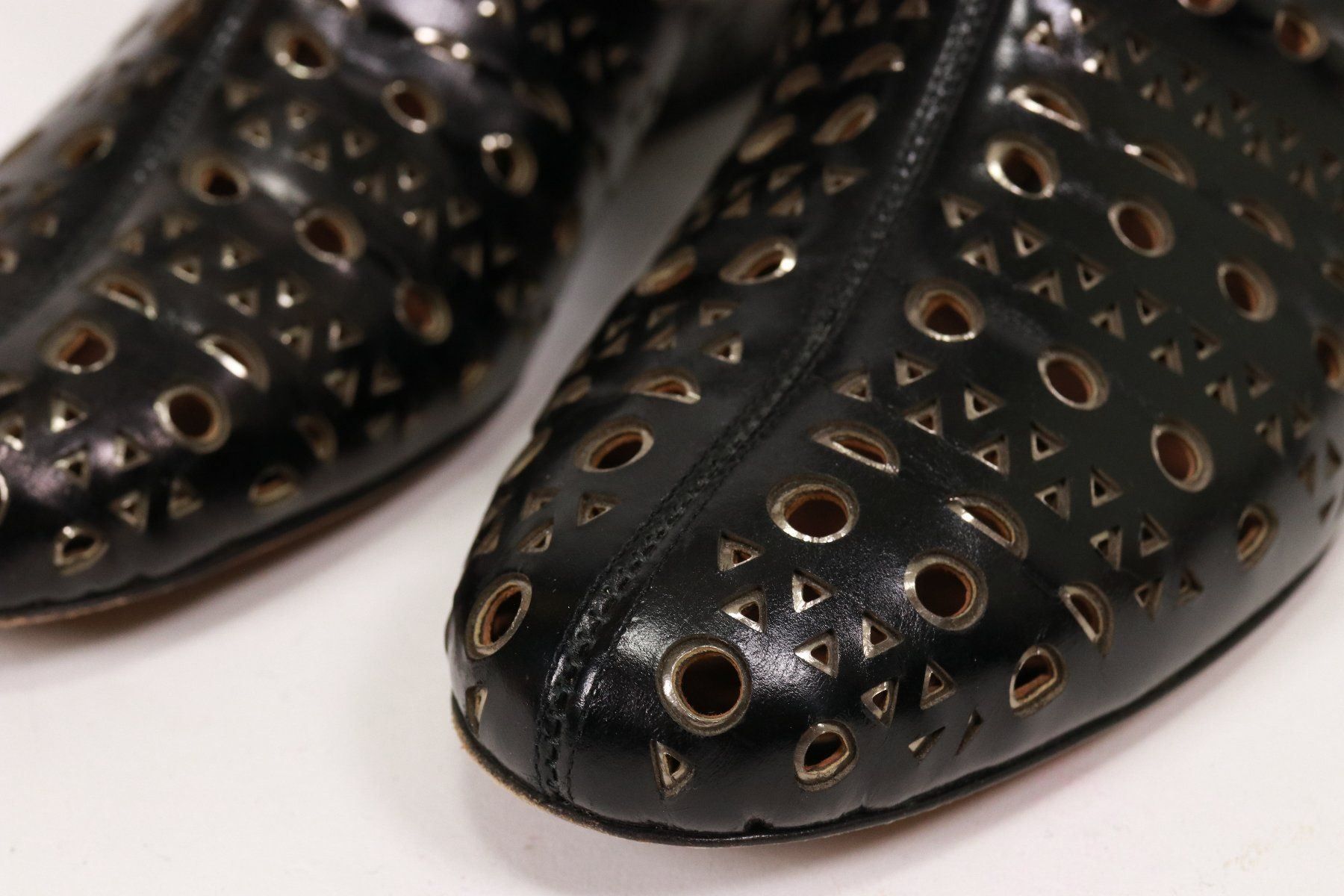 Alaia Damenschuhe: Azzedine Alaïa Schwarz Stiefeln - Gr.37 – Gebraucht aus Hombrechtikon von BAZ-Vintage 4