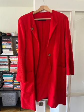 ZARA rote Übergangsjacke