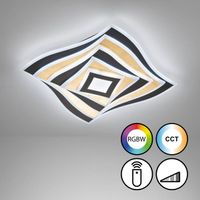 LED Deckenleuchte, Dimmer, 50 cm x 50 cm