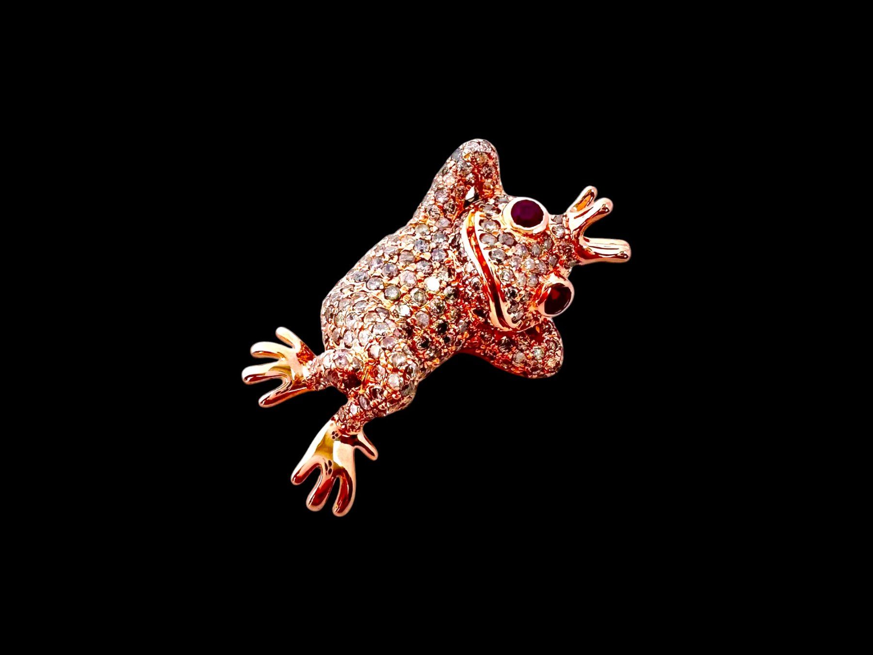 Ciondoli: Froschkönig - Diamant - Rubin - Anhänger – Usato da Zuzwil SG venduto da artimmo 3