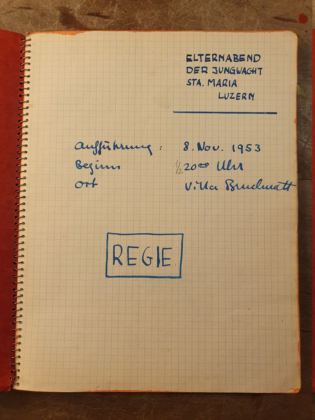 Libri: Pfadi Notizbuch ca 1953 – Usato da Zürich venduto da loosebone 1