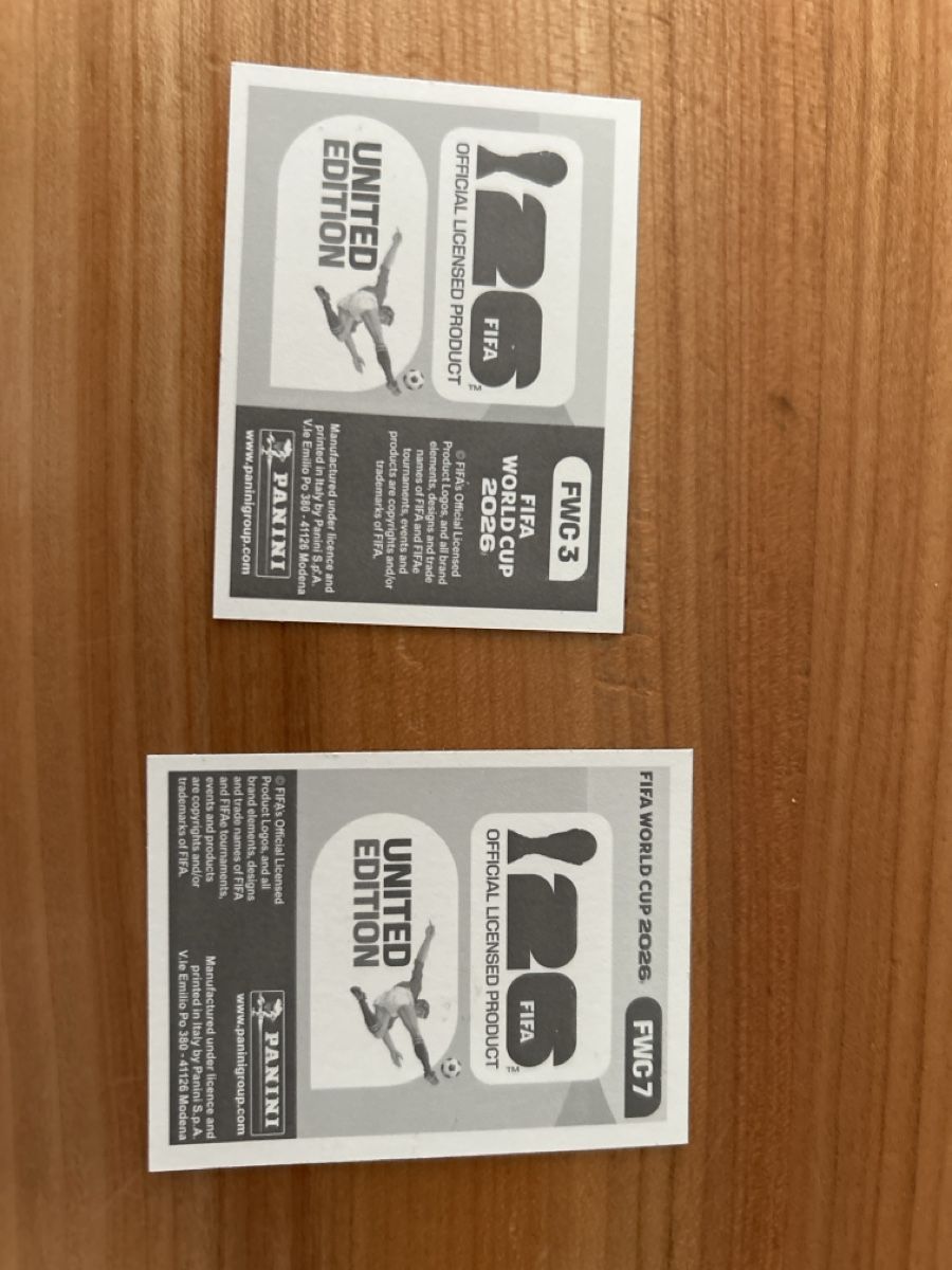 Panini Sammelbilder & Trading cards: Panini 2026 - 2 Spezialstickers – Neu und originalverpackt aus St. Gallen von mic_2tbq 1
