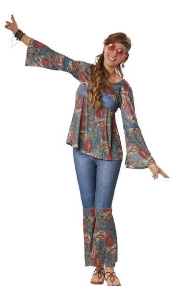 Costumi: Kostüm Hippie 70er S – Nuovo e nell'imballaggio originale da Aarwangen venduto da to-hirschi