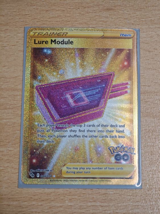 Carte Pokémon - Module Leurre Dorée gold rare (Neu (gemäss Beschreibung ...