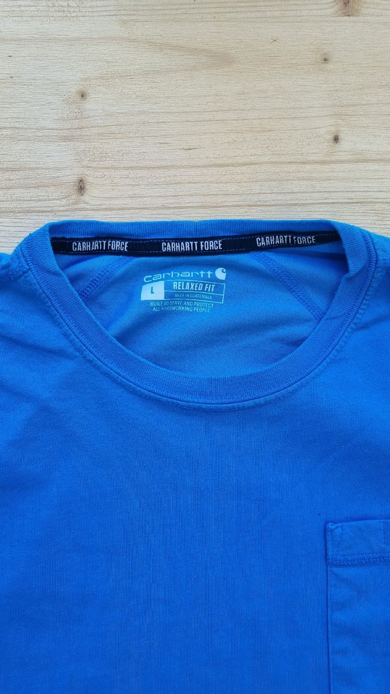 Carhartt T-shirt: T-shirt Carhartt bleu taille L – Usato da Crans-Montana venduto da pea_k6bc 3