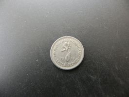 Rhodesien und Nyasaland 3 Pence 1963