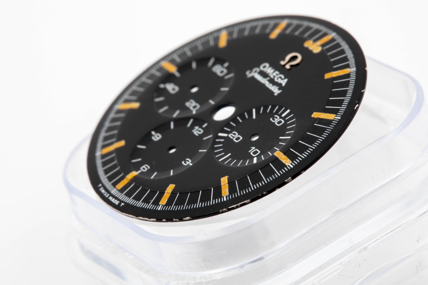 Omega Orologi: Omega Speedmaster Ed White step dial applied logo – Usato da Epalinges venduto da bracelet123 3